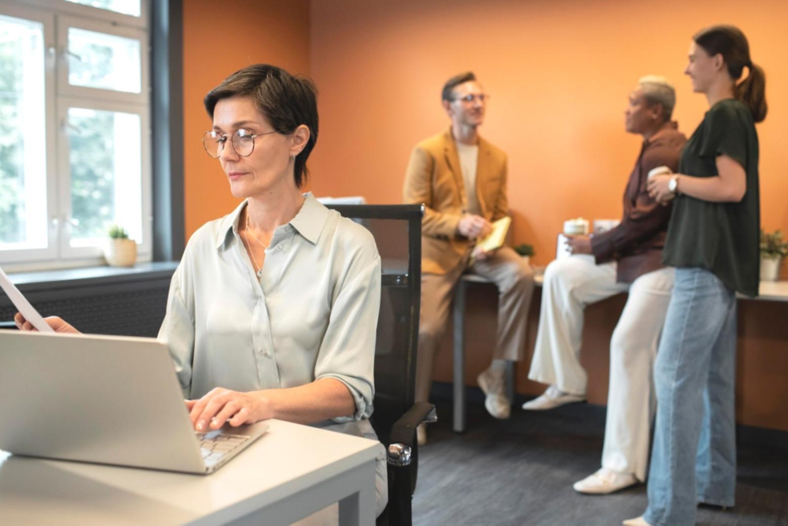 Teamarbeit bei der Unternehmensberatung